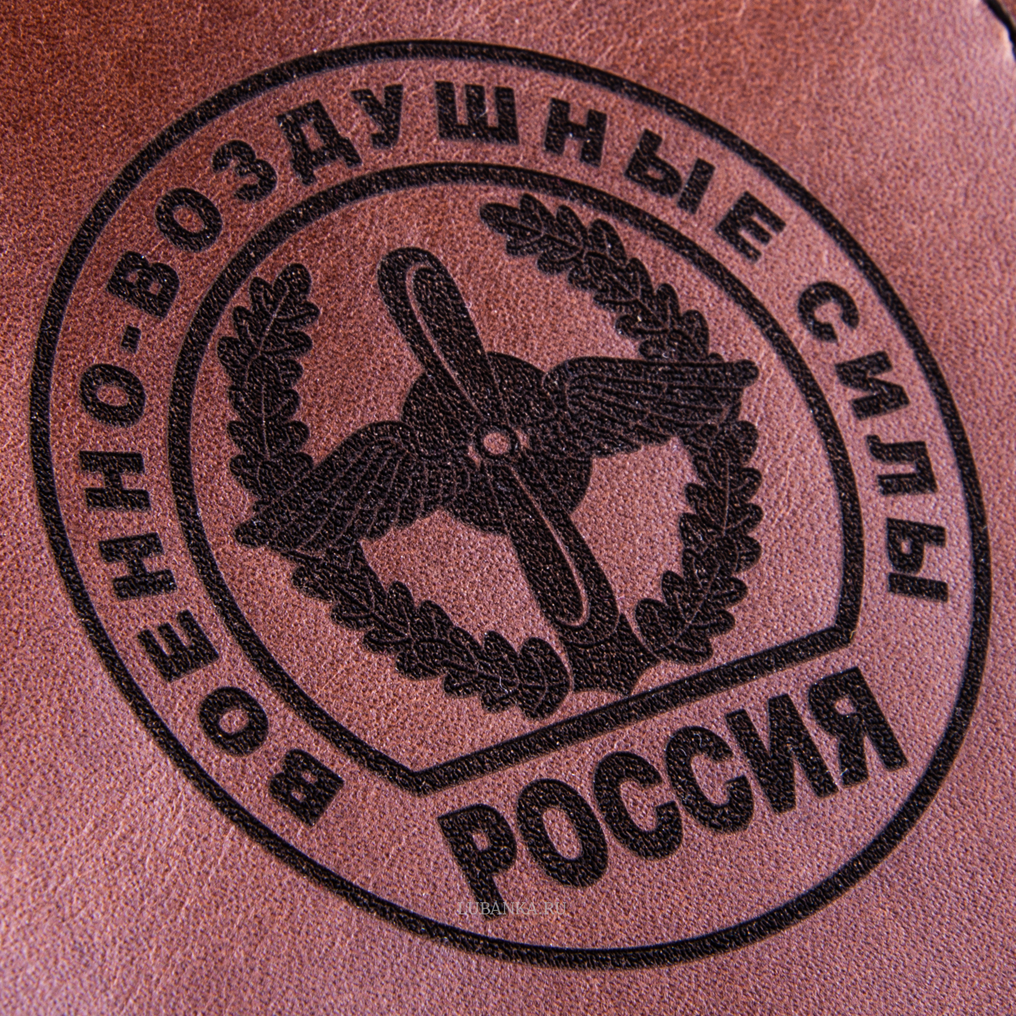 Обложка для паспорта ВВС коричневая